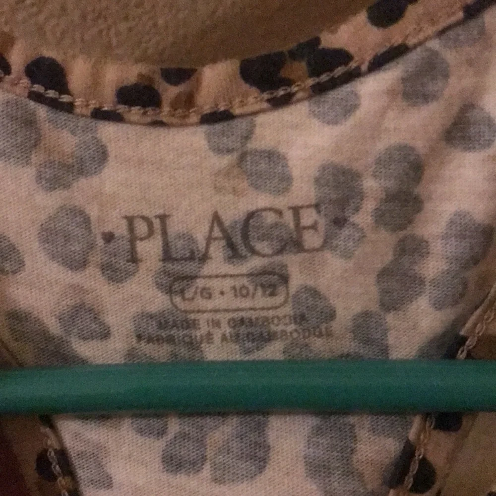 Place kids L/G size 10/12 leopard print Tanktop - Picture 2 of 2